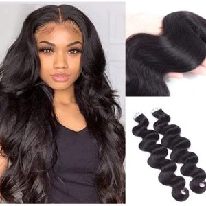 NIB 20" Water wave tape in hair extensions human hair 40 pcs